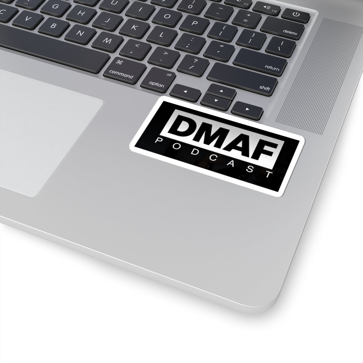 DMAF Podcast Sticker | Kiss-Cut Vinyl Laptop Decal