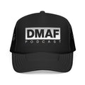 DMAF Trucker Hat — Black Foam Mesh Cap