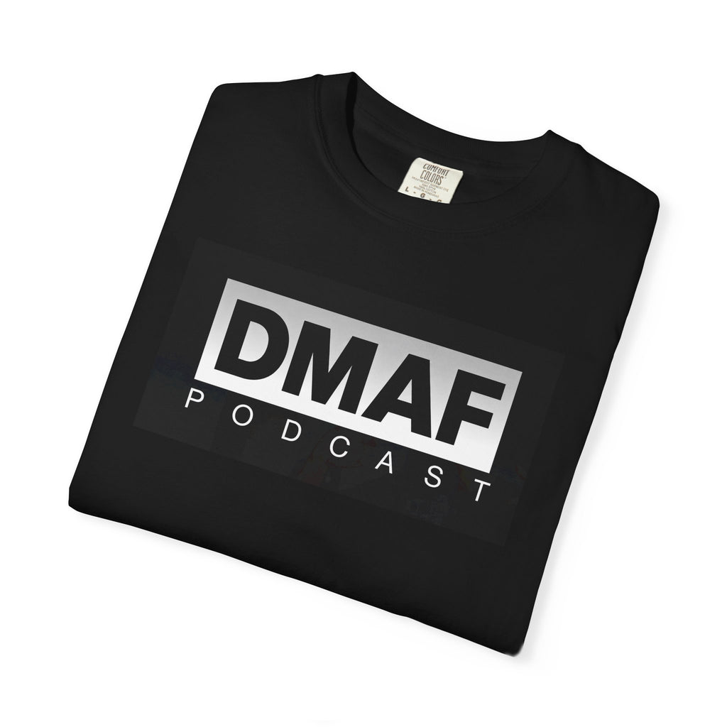 DMAF Podcast T-shirt | Black Box Logo