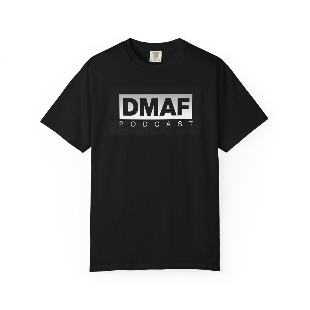 DMAF Podcast T-shirt | Black Box Logo