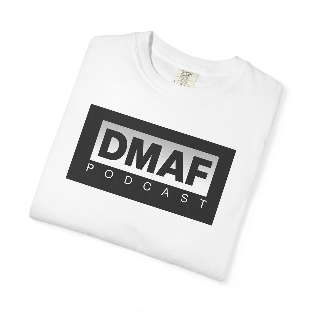 DMAF Podcast T-shirt | Black Box Logo