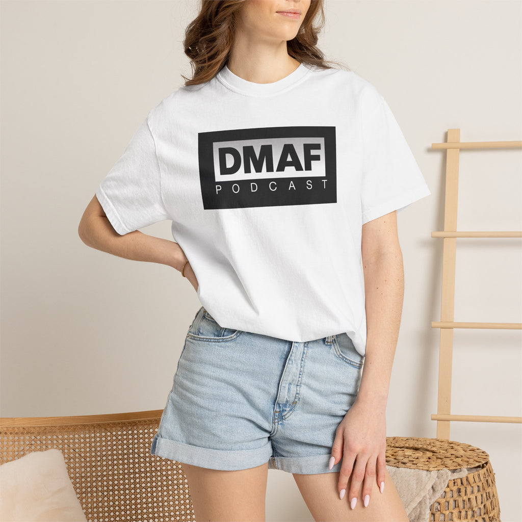 DMAF Podcast T-shirt | Black Box Logo